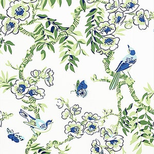 Thibaut Fabric Yukio, Curtain Fabric, Fabric sold by the Yard, Drapery Fabric, Pillow fabric, Minimum 2 yard purchase.
