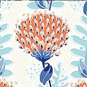 Thibaut Tiverton Floral Wallpaper: Large Print Designer Wallpaper