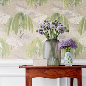 Thibaut Wallpaper Willow Tree, Chinoiserie Design, Tree Wallpaper, Designer Wallpaper, Unique Wallpaper