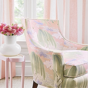 Thibaut Willow Tree Fabric: Floral Linen Home Decor Fabric