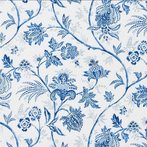 Schumacher Fabric Chinoiserie Vine, 4 Colors, Floral Fabric, Curtain Fabric, Fabric sold by the Yard