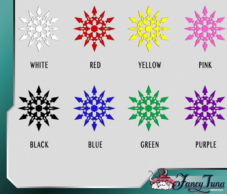 Vinyl Decal RWBY Weiss Schnee Logo | Etsy