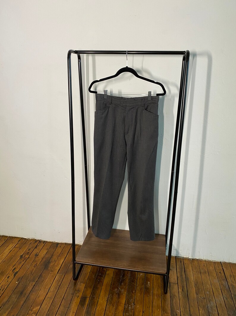 Vintage outlets Dolce & Gabbana High Waisted Pants (Grey)