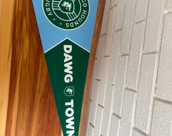 Chicago Hounds Rugby Felt Pennant Dawg Town