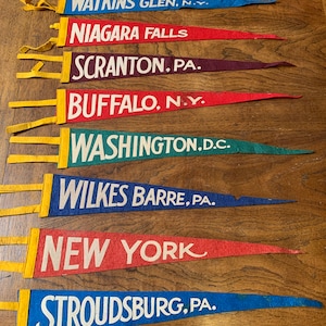 1930s East Coast Wool Pennants (9)