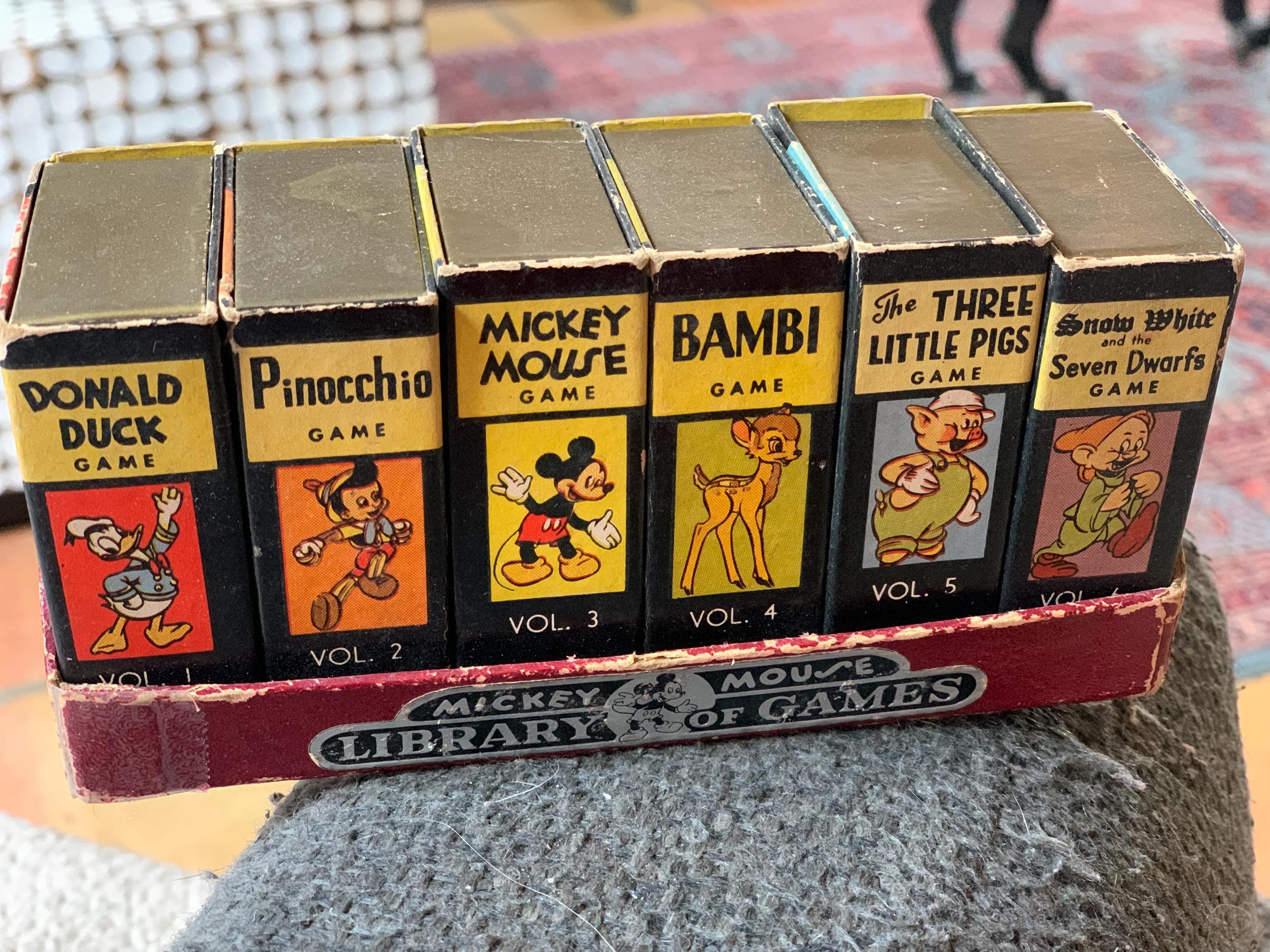 ヴィンテージディズニーMickey Mouse Library of Games Mickey Mouse Library of Games Disney