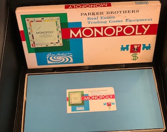 Iconic 1961 Monopoly Board Game