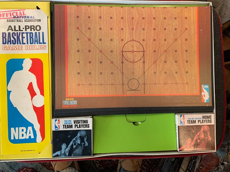 Rare 1969 All Pro Basketball Game by Ideal Etsy