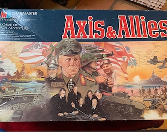 Vintage 1984 AXIS & ALLIES board game by Milton Bradley