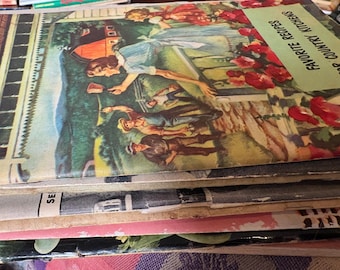 Antique Lot of Dozen (12) Amazing Cookbook Booklets from 1900s to 1950s Including Parties and Home Lifestyle and 1000s of Old Timey Recipes
