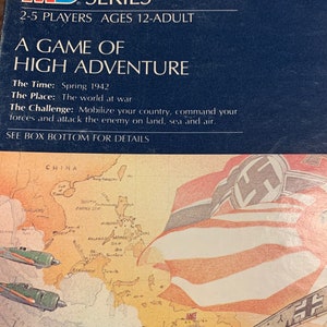 1984 Axis and Allies. Classic military strategy game image 4