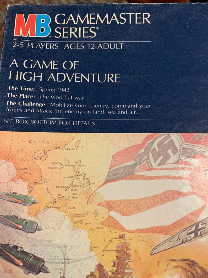 1984 Axis and Allies. Classic military strategy game image 4