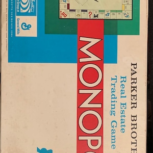 Iconic Monopoly Iconic 1961 Monopoly Board Game - Etsy