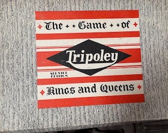Vintage 1942-43 Tripoley Kings and Queens Special Service Edition