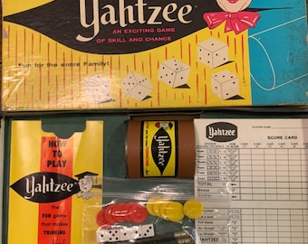 1956 Yahtzee Dice Game