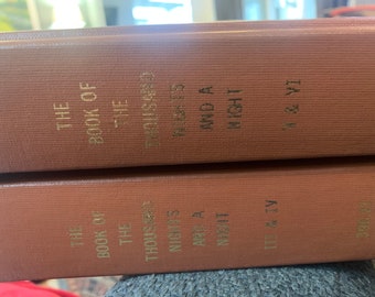 1962 The Thousand Nights and a Night Volumes 3,4,5,6