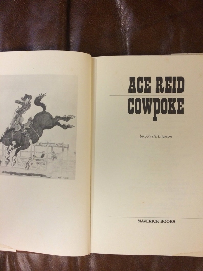 Autographed, Ace Reid Cowpoke by John Erickson image 3