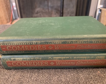 Two Volumes Comedies of Shakespeare 1944