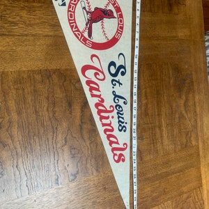 St Louis Cardinals P & K Products Vintage 1987 Pennant Wall Clock