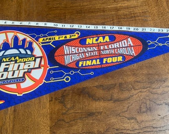 2000 NCAA Final Four Indianapolis Felt Pennant
