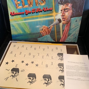 Elvis Presley Welcomes You to His World Board Game: Rare (1978)