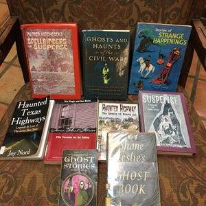 Ghosts and Haunted Places Lot of 9 Vintage Books