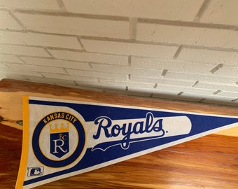 1990s Kansas City Royals MLB Felt Pennant