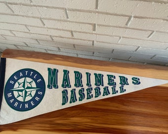 Vintage Seattle Mariners MLB felt Pennant