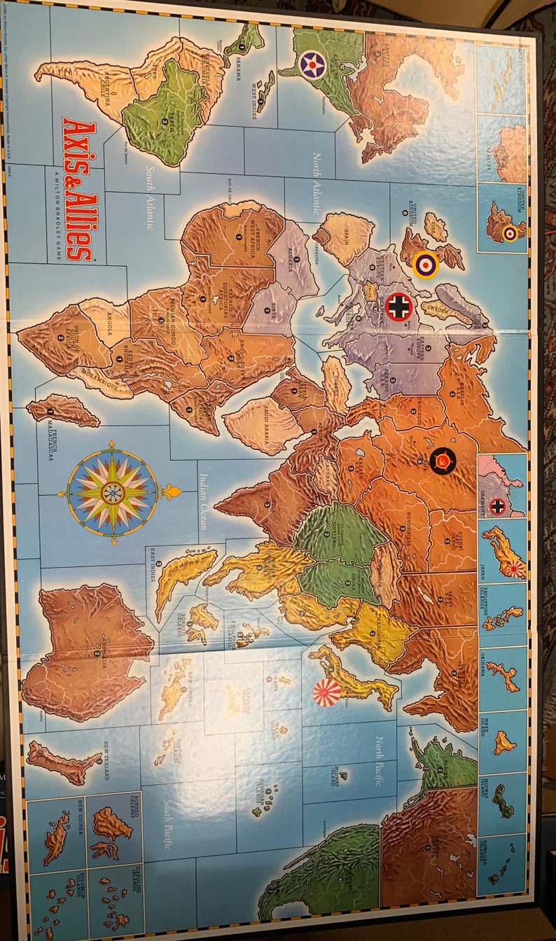 1984 Axis and Allies. Classic military strategy game image 5