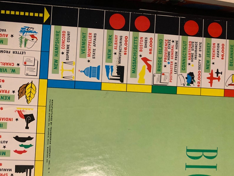 Rare 1962 Vintage Big Business Transogram Board Game image 10