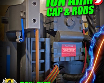 Spirit 80% SIZE Ion Arm Cap & Rods Upgrade // Spirit Halloween Ghostbusters Proton Pack