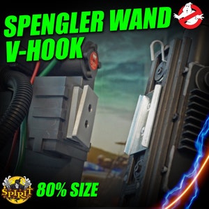 Spirit 80% SIZE "Spengler" Wand V-Hook Upgrade // Spirit Halloween Ghostbusters Proton Pack