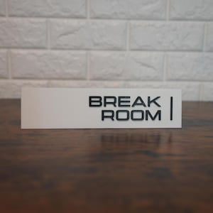 Severance Break Room Wall Sign | Lumon | For When You Need a Little... Reflection | Fan Art