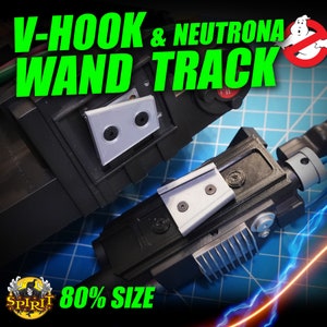 Spirit 80% SIZE V-HOOK & Neutrona Wand Track Upgrade // Spirit Halloween Ghostbusters Proton Pack