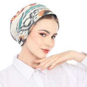 Ethnic beanie | eco friendly cap | summer hat | chemo caps | slouchy beanie | bohemian style hat | turban | women hat