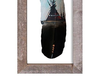 Authentic Barn Wood 12 x 6 Shadowbox Frame. Reclaimed Barnwood, Recycled Antique Wood, RePurposed, Vintage Farmhouse Frames.