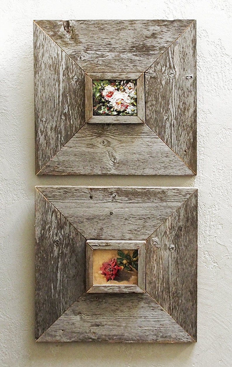 3 X 5 Inch Custom Barn Wood Frames Old Recycled Image 0