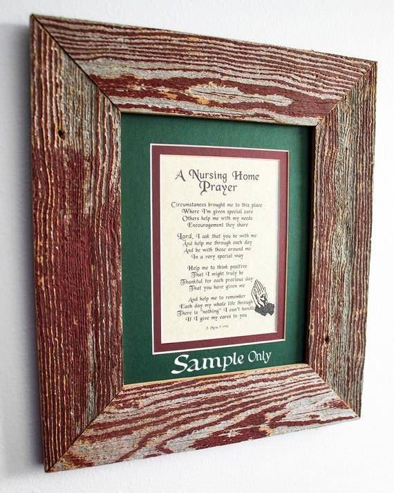 8 X 10 Inch Authentic Barnwood Frame Old Barn Wood Etsy