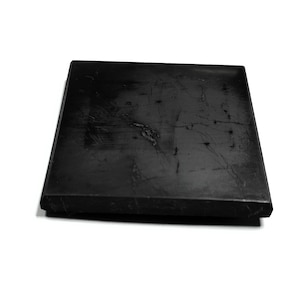 Natural Shungite 5cm x 5cm Magnetic Plate - EMF Protection