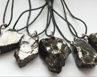 ELITE SHUNGITE-hanger 99% unieke koolstofketting EMV-bescherming en genezing