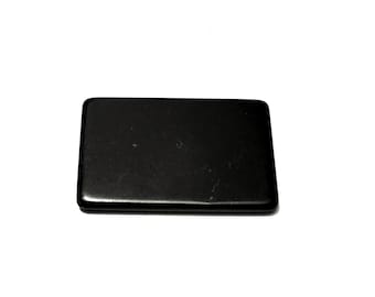 Shungite Phone Plate, Flower of Life, 2cm x 3cm, Protective Mobile Accessory