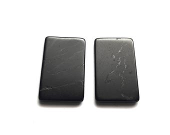 2 x Shungite Phone Plate 3cm x 2cm Protective 5G for Mobile, Laptops, Notebooks