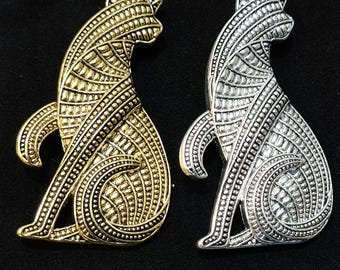 Broche CAT-pin, metalen broche-badge