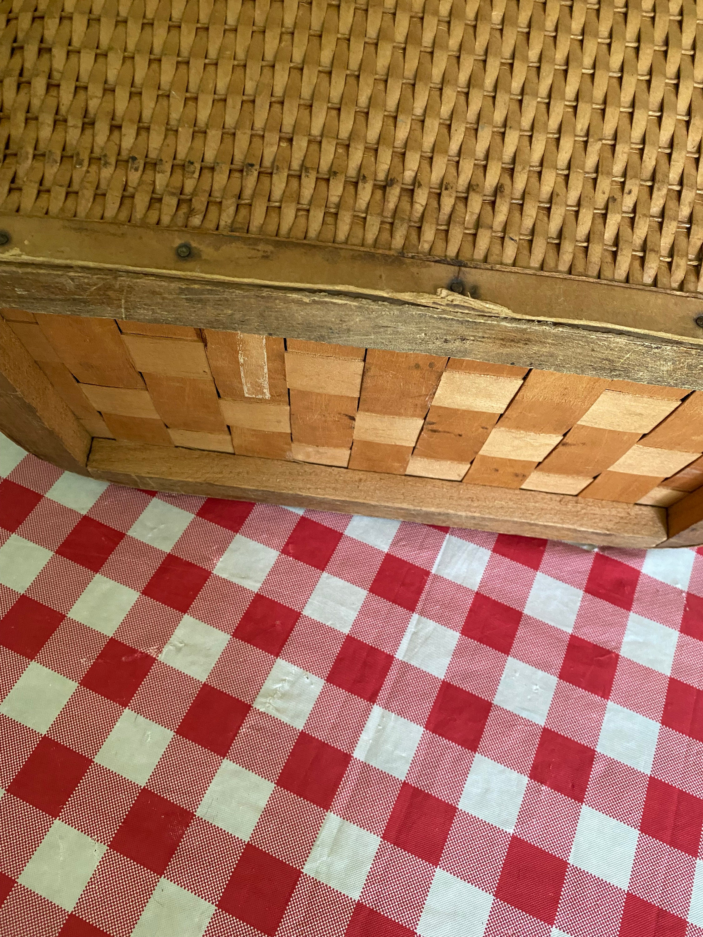 Vintage large redman picnic basket Etsy