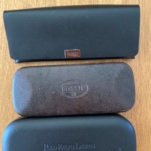Sunglasses/eye Glass Holder Cases-fossil, Boss, Polo Ralph