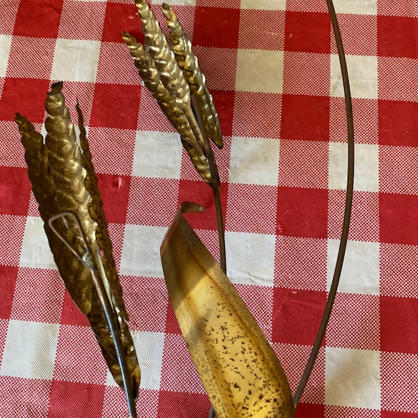 Metal Wheat Decor Etsy