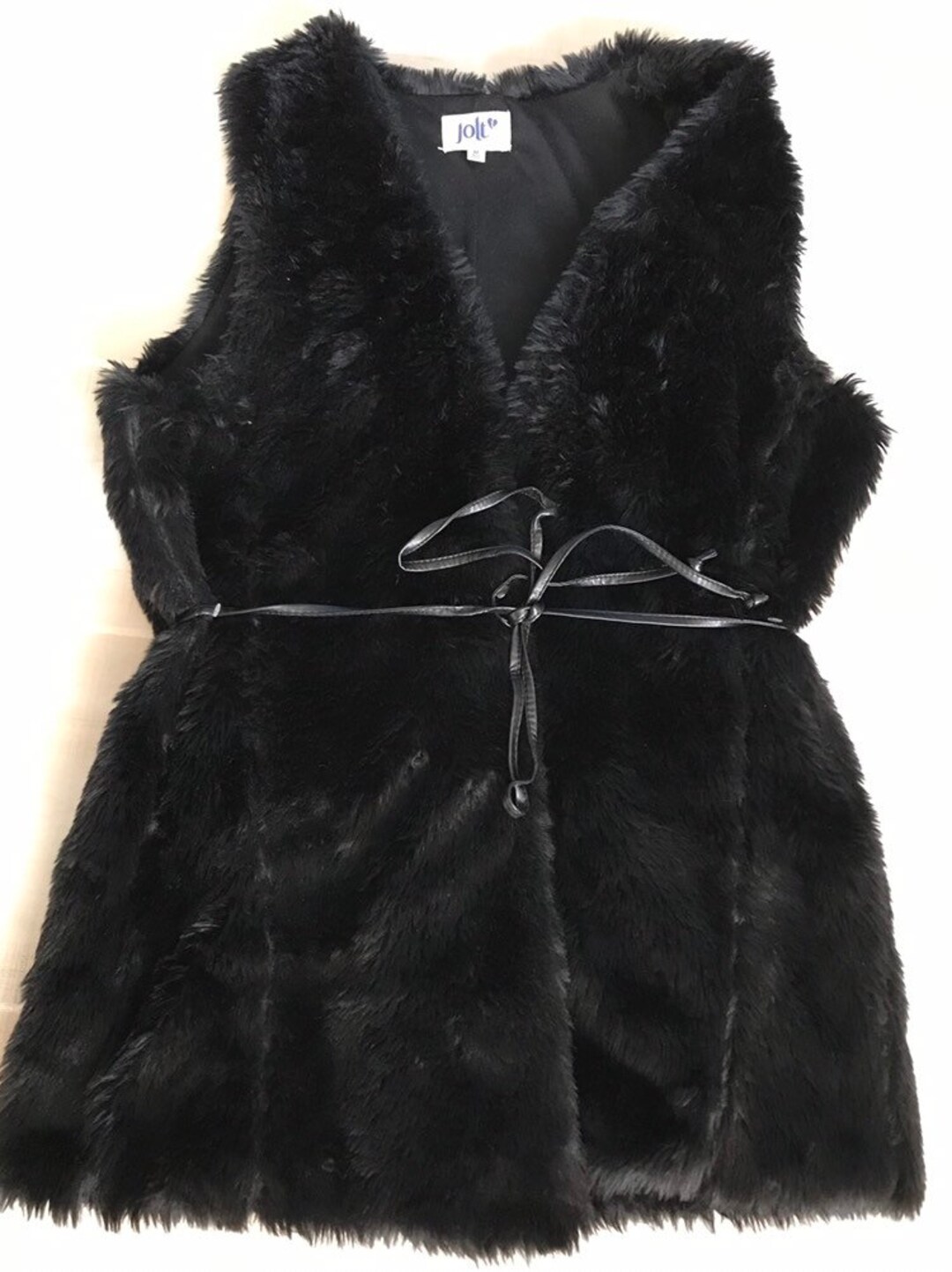Jolt faux top fur vest