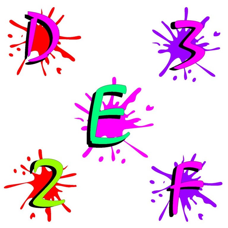 20 Top paint splatter letter font You Can Get It Free ArtXPaint Wallpaper