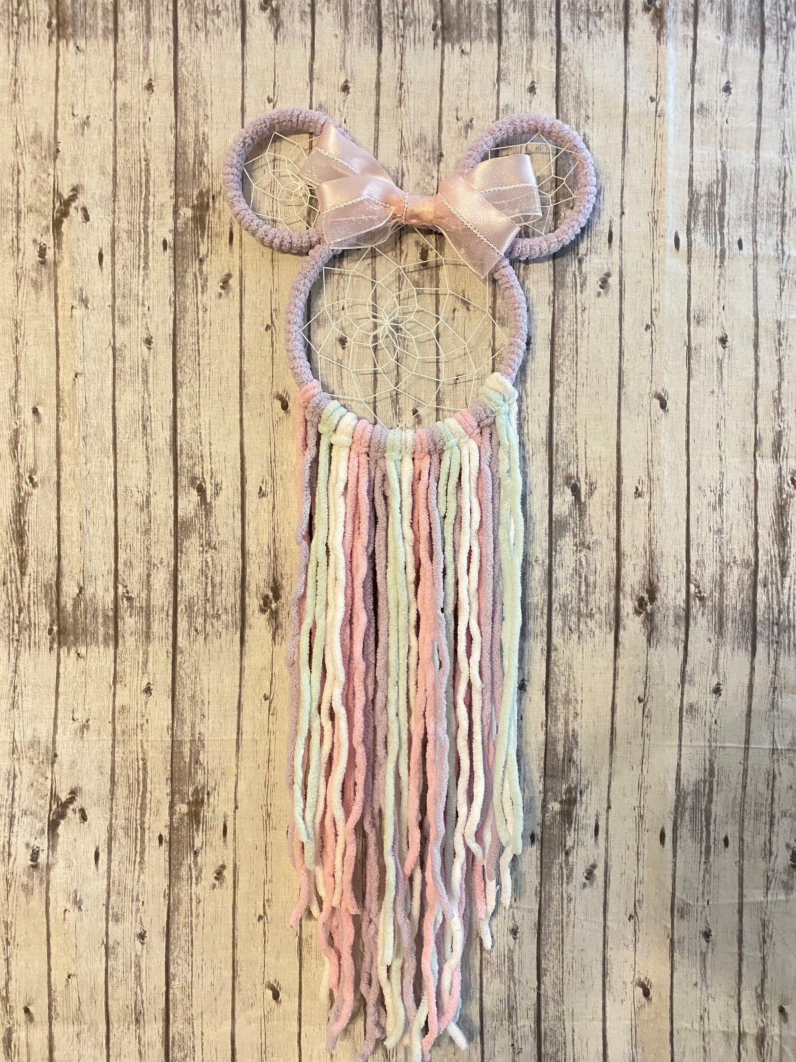 Minnie Mouse Dream Catcher Minnie Mouse Dreamcatcher Minnie Etsy