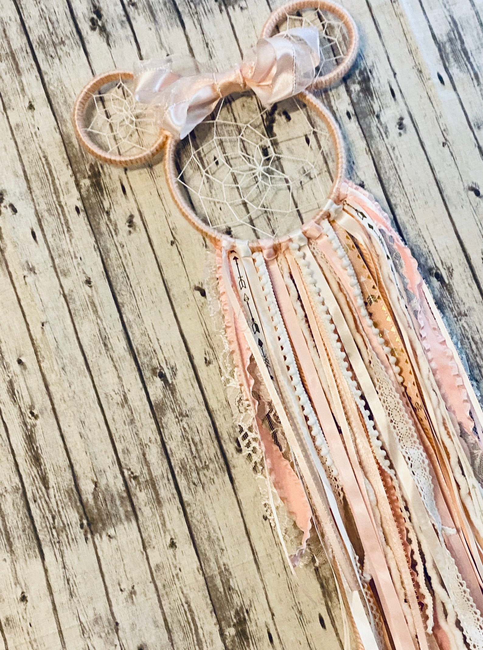 Minnie Mouse Dream Catcher Minnie Mouse Dreamcatcher Minnie Etsy